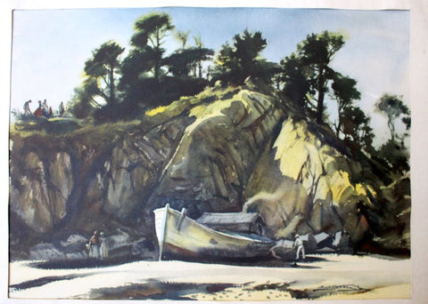 Emil Kosa Jr Emil Jean Kosa Original Vintage Signed California Regionalist Plein Air Landscape Art Limited Edition Artist Proof Lithograph