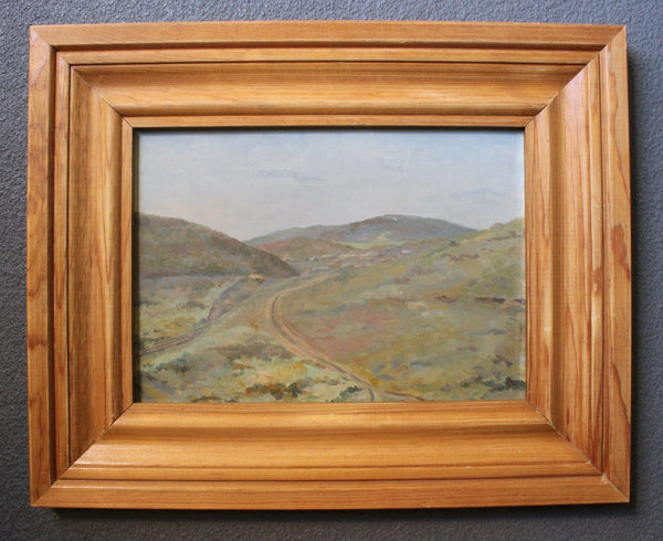 Original Vintage Antique Granville Redmond California Plein Air Impressionist Landscape American Fine Art Oil Painting Signed