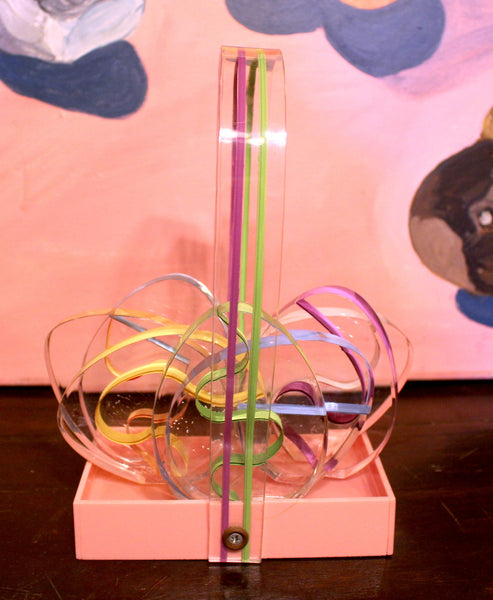 Jack Youngerman Original Vintage Hard Edge Geometric- Abstraction Plexiglass Constructivist Sculpture American Art 2 of 2