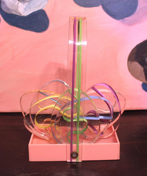 Jack Youngerman Original Vintage Hard Edge Geometric- Abstraction Plexiglass Constructivist Sculpture American Art 2 of 2