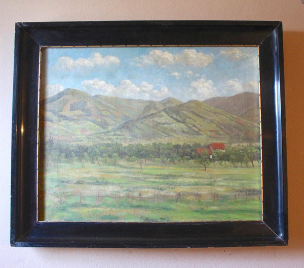 Alfred Mitchell Original Vintage San Diego Mountains Southern California Plein Air Post Impressionist Landscape Oil Painting