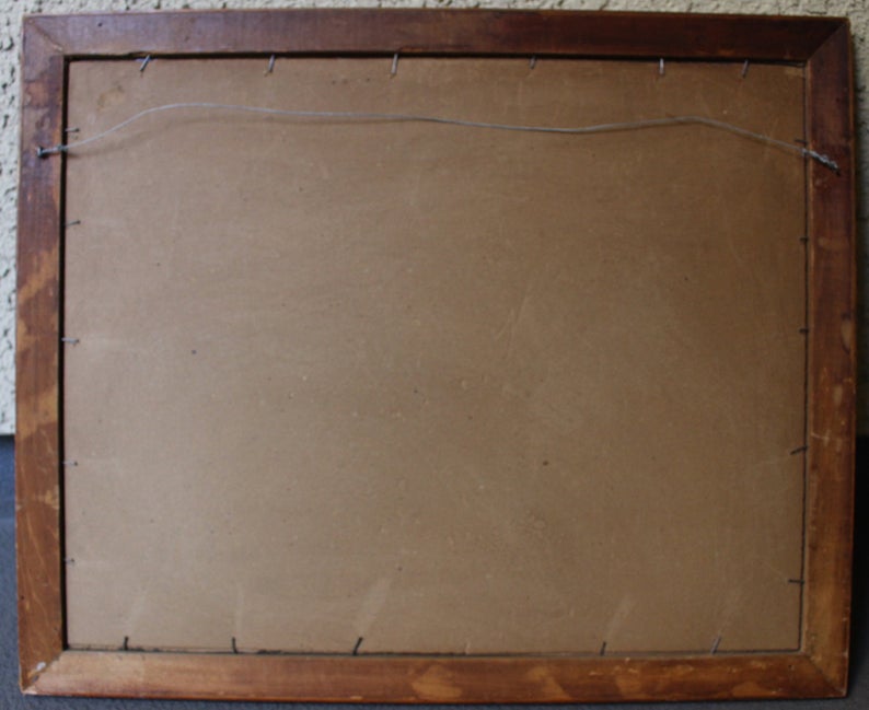 Paul Rodda Cook Original Vintage Antique American Regionalist Fine Art ...