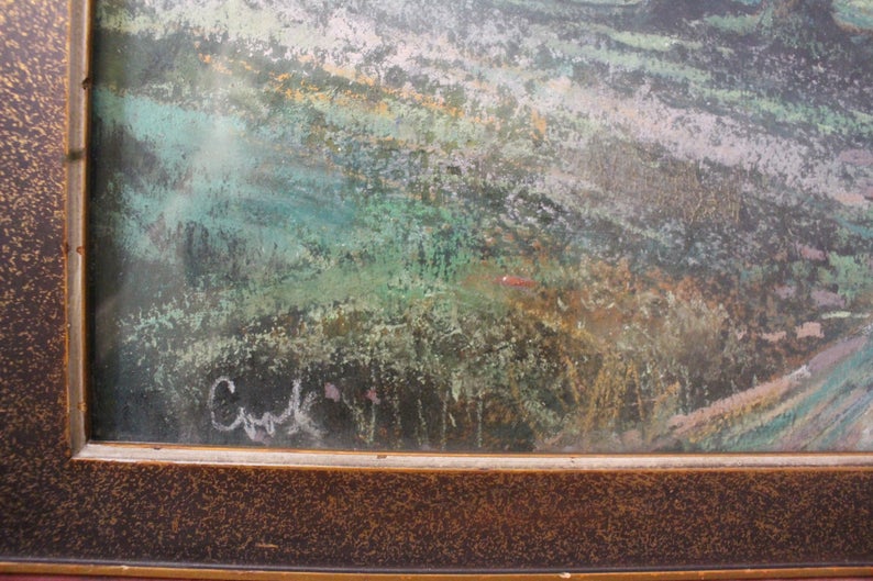 Paul Rodda Cook Original Vintage Antique American Regionalist Fine Art ...