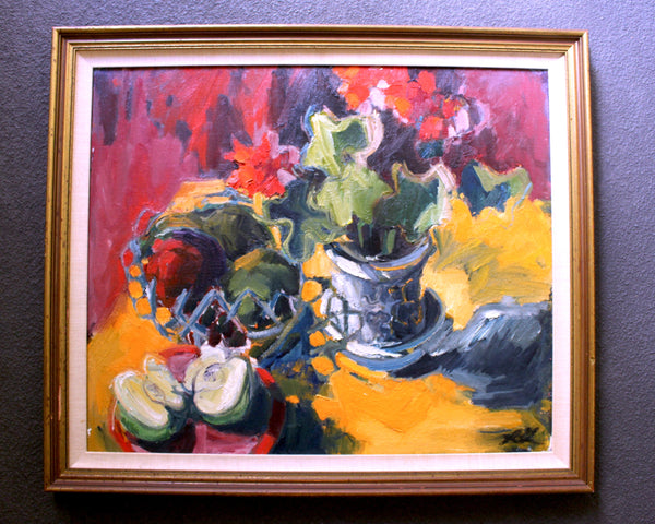 Roger Marcel Limouse Original Vintage French Fauve Post Impressionist Still Life European Oil Painting Painters of Poetic Reality