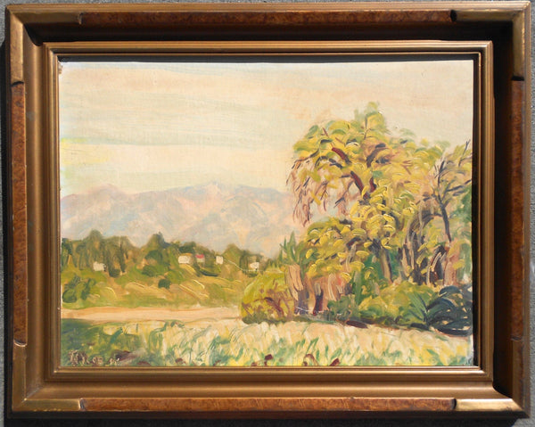 Rolla Sims Taylor Texas Regionalist Original Vintage Antique Impressionist American Landscape Oil Painting